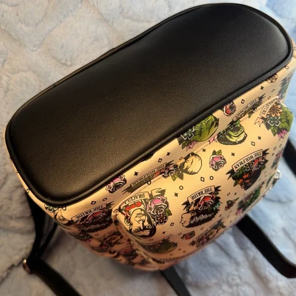 Loungefly Universal Monsters Tattoo Art Mini Backpack - Picture 7 of 13